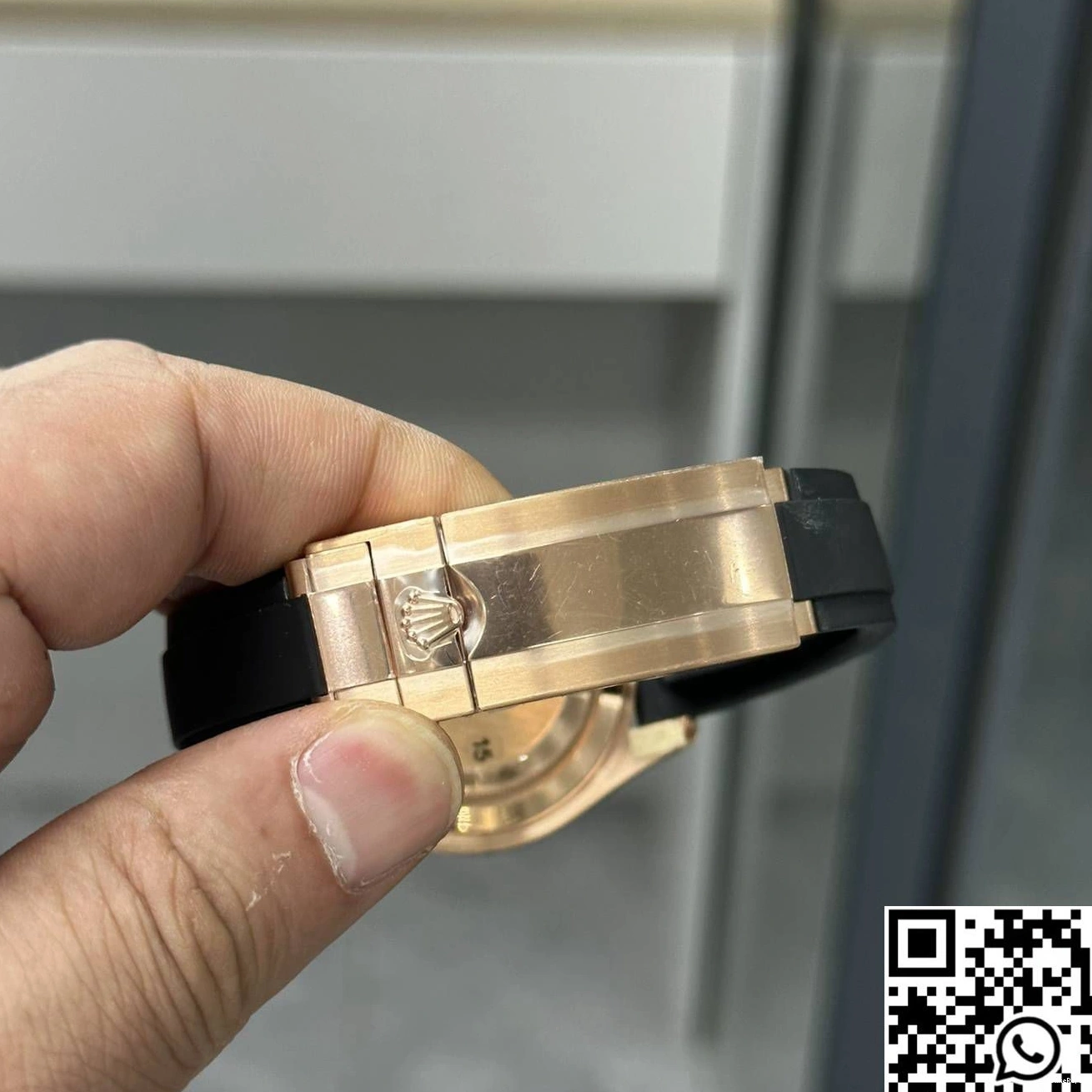 Dial VS Factory Rolex Master M126655-0002 Rose Black Yacht Gold 0708